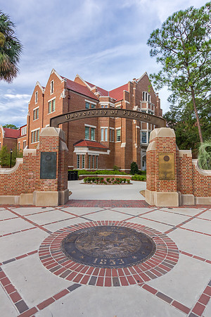 Entrance Sign at the  University of Florida