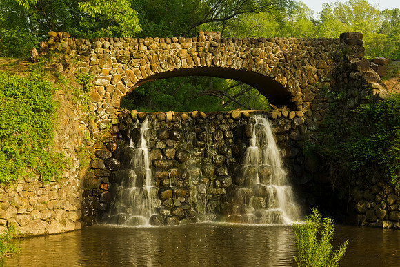 Waterfall Bridge at Reynolda Gardens