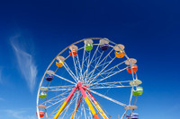 Ferris Wheel and Blue Sky