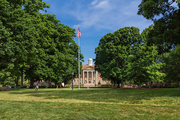 Polk Place and South Building at UNC-Chapel Hill