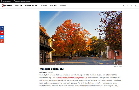 Thrillist.com - Winston-Salem