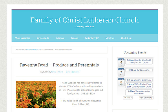 Family of Christ Lutheran - Flowers