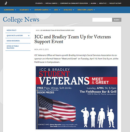 Illinois Central College - American Flag
