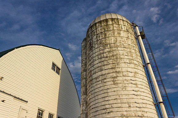 White Barn and Silo