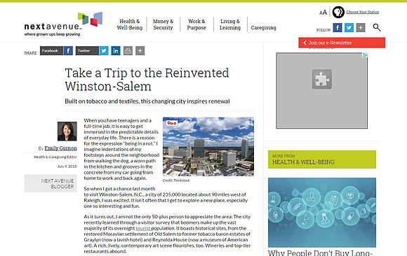 NextAvenue.org - Winston-Salem