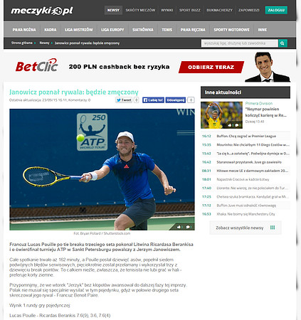 Lucas Pouille - meczyki.pl