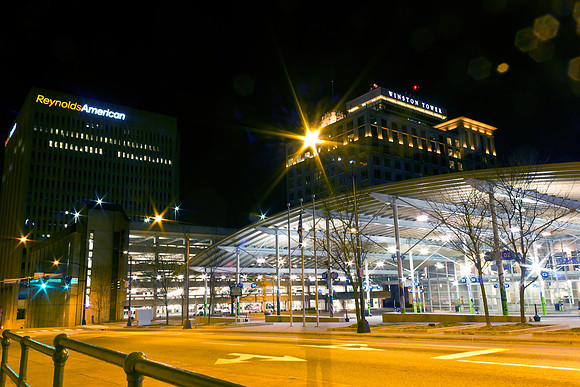 Downtown Winston-Salem at Night
