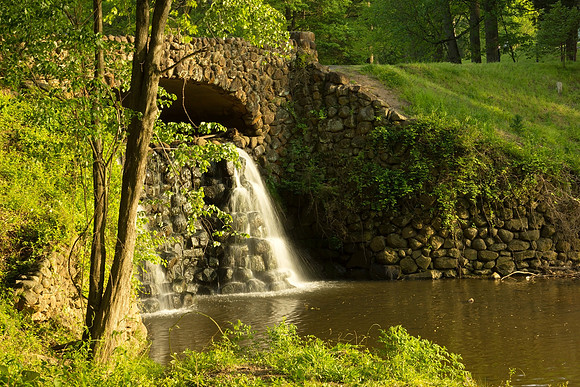 Waterfall Bridge at Reynolda Gardens