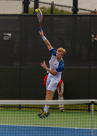 Andrey Golubev plays center court at the Winston-Salem Open