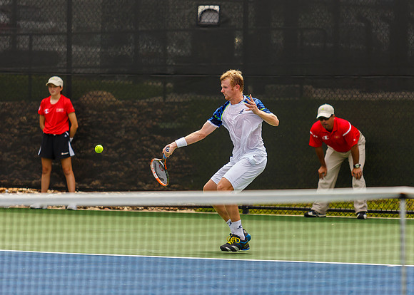 Andrey Golubev plays center court at the Winston-Salem Open