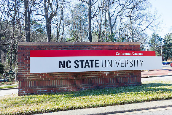 Entrance Sign at NCSU