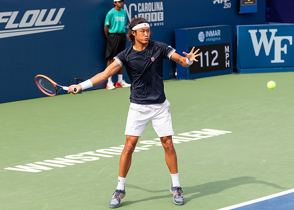 Zhizhen Zhang at the Winston-Salem Open