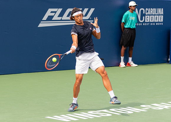 Zhizhen Zhang at the Winston-Salem Open