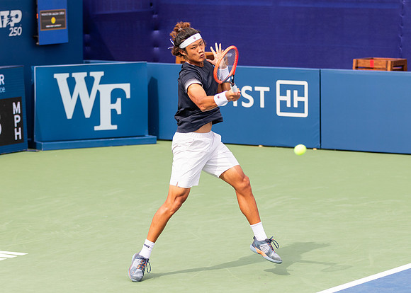Zhizhen Zhang at the Winston-Salem Open