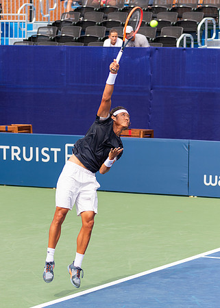 Zhizhen Zhang at the Winston-Salem Open