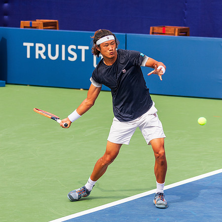 Zhizhen Zhang at the Winston-Salem Open
