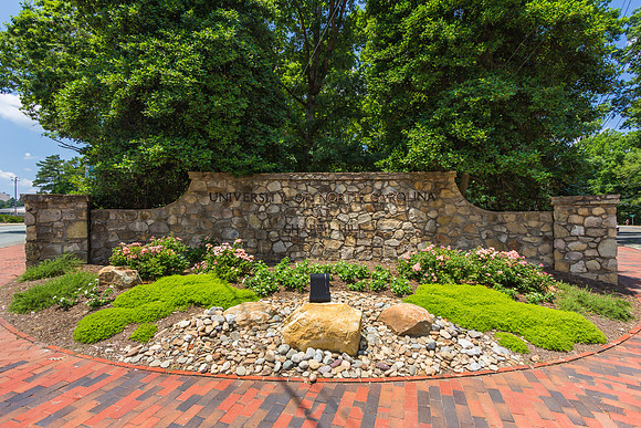 Entrance Sign at UNC