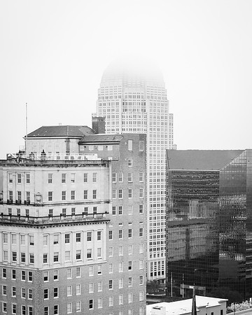 Fog in Downtown Winston-Salem