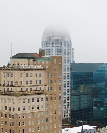 Fog in Downtown Winston-Salem