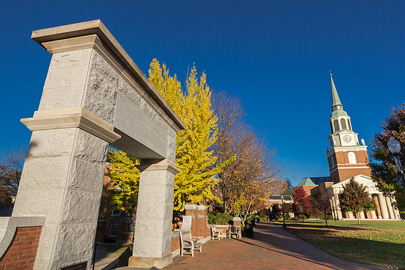 Hearn Plaza at WFU