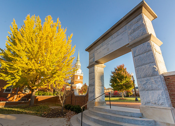 Hearn Plaza at WFU