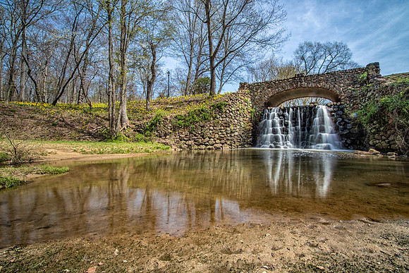 Waterfall Bridge at Reynolda Gardens