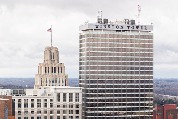 Winston Tower and RJR Tower in Winston-Salem