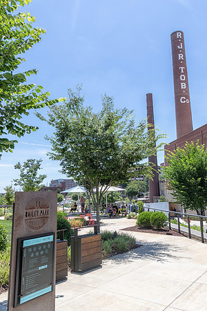 Bailey Park and Downtown Winston-Salem