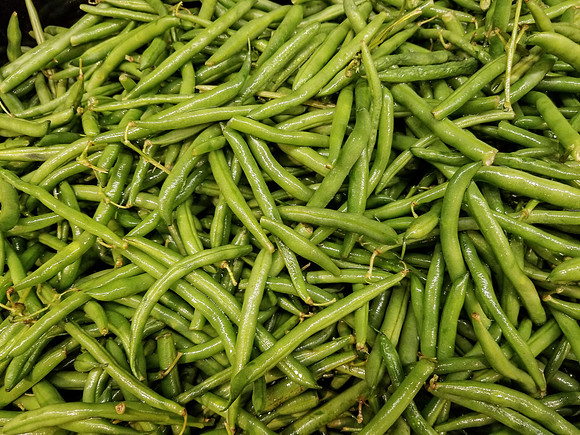Green Beans at a produce stand