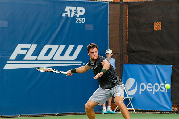 Borna Gojo at the Winston-Salem Open