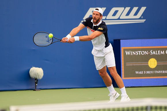 Jurgen Melzer at the Winston-Salem Open