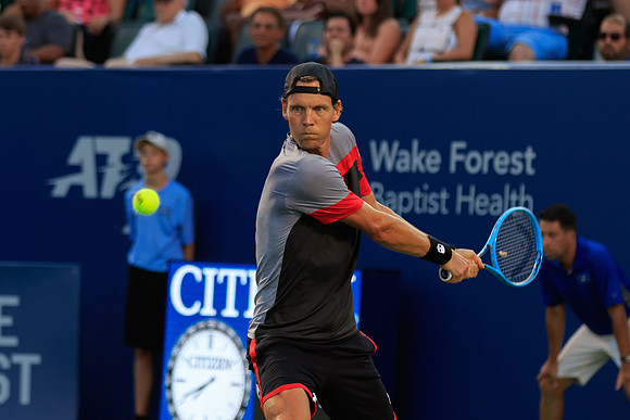 Tomas Berdych at the Winston-Salem Open