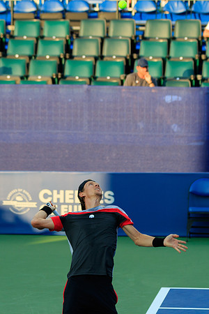 Tomas Berdych at the Winston-Salem Open