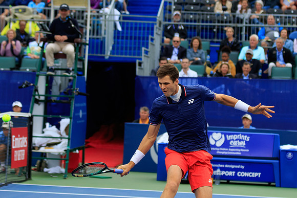 Herbert Hurkacz at the Winston-Salem Open
