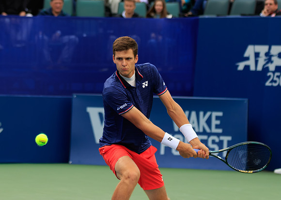 Herbert Hurkacz at the Winston-Salem Open