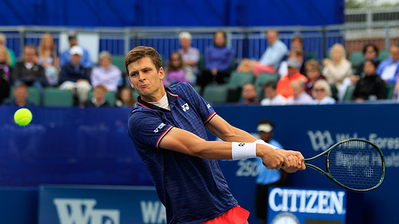 Herbert Hurkacz at the Winston-Salem Open