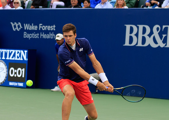 Herbert Hurkacz at the Winston-Salem Open