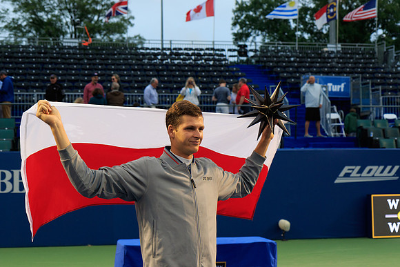 Herbert Hurkacz at the Winston-Salem Open