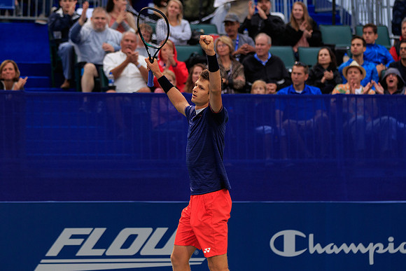 Herbert Hurkacz at the Winston-Salem Open