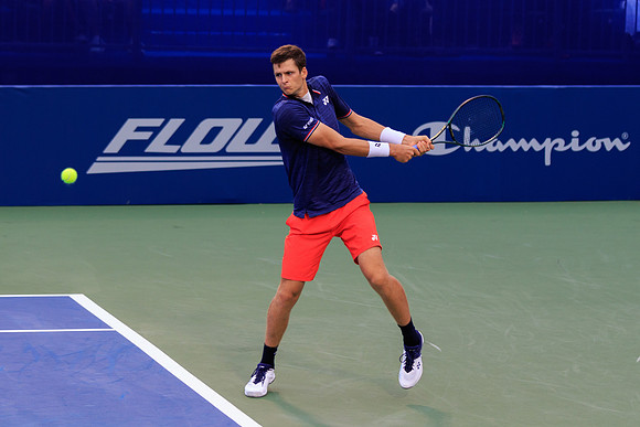 Herbert Hurkacz at the Winston-Salem Open