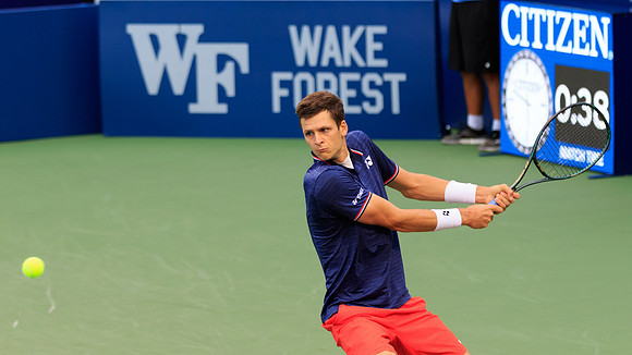 Herbert Hurkacz at the Winston-Salem Open