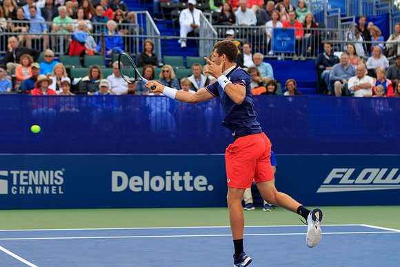 Herbert Hurkacz at the Winston-Salem Open