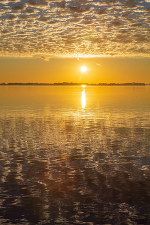 Detroit River at Sunrise