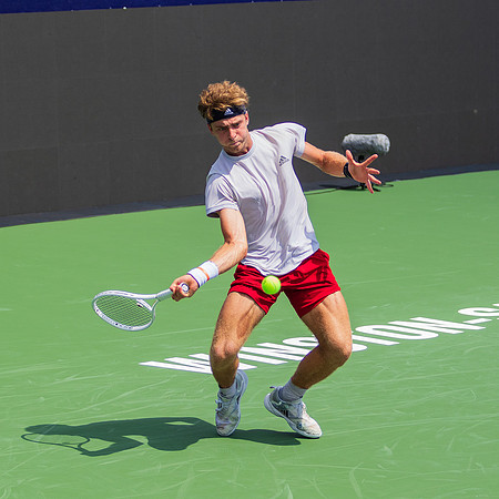 Andres Martin at the Winston-Salem Open