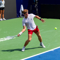 Andres Martin at the Winston-Salem Open