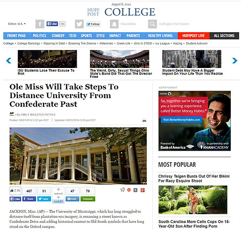 Huffington Post Old Miss